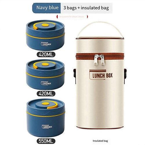 For Food Warm Lunch Container Thermal Lunch Container B Beige