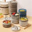 For Food Warm Lunch Container Thermal Lunch Container B Beige 3