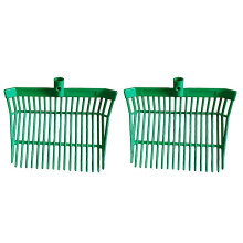 For Manure Fork Head Pitchfork Head Green2pcs