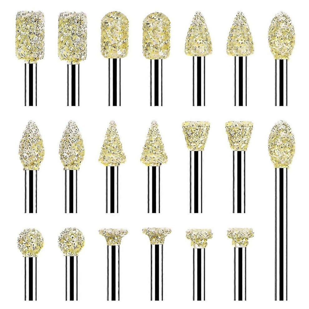 For 20Pcs Grinding Burr Drill Bit For Tool Accessories Rotary 6000001170775