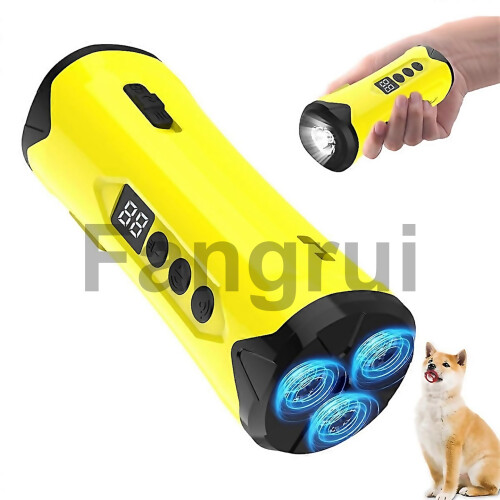 For Ultrasonic Dog Repeller Dog Bark Deterrent With Flash Light 1