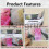 For Scrapbook Organizer Envelopes Storage Pockets Sleeves 5