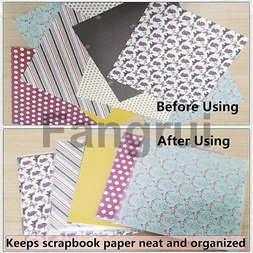 For Scrapbook Organizer Envelopes Storage Pockets Sleeves 1