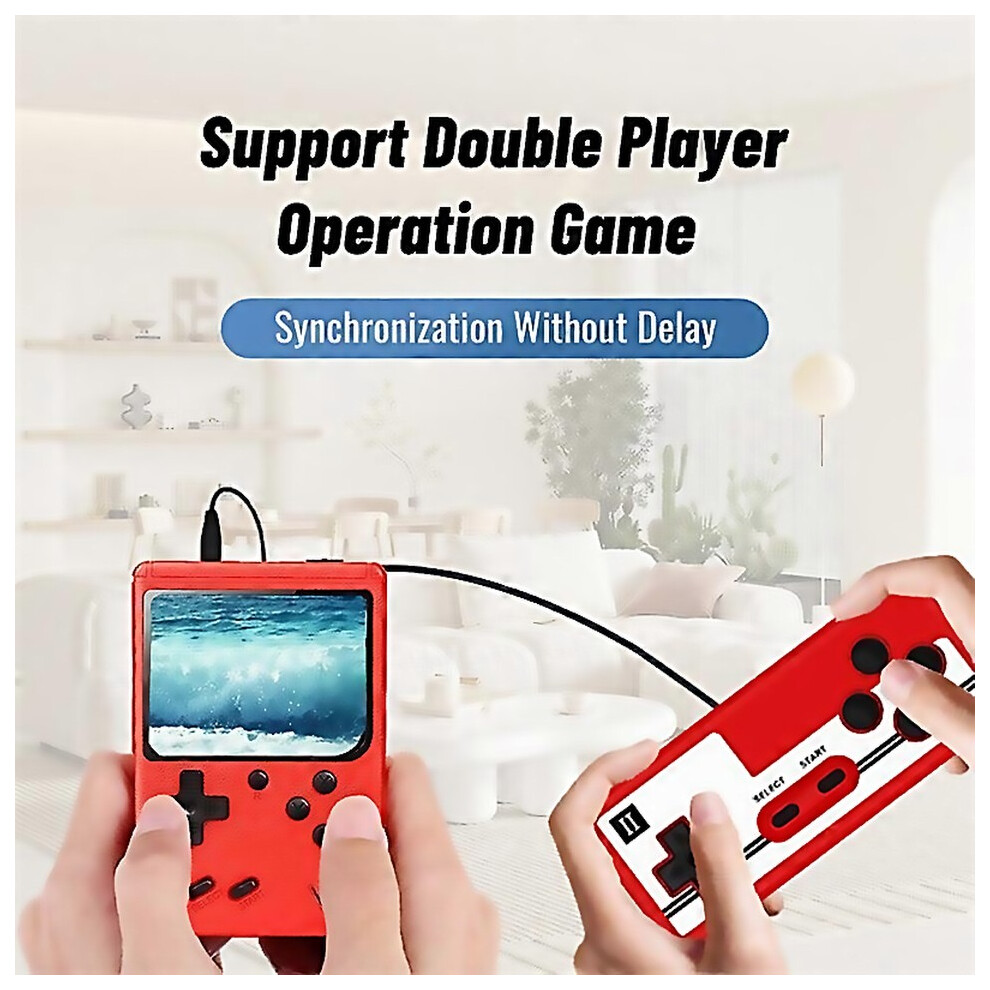 For 400In1 Video Game Console Dual Handheld Gamer Playerred 6000001175107