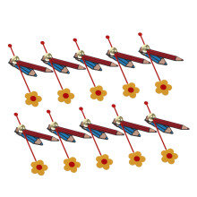10-Piece Metal Clock Hands - Decorative Replacement Clock Parts for Wall Clocks, Elegant Design, Durable and Stable