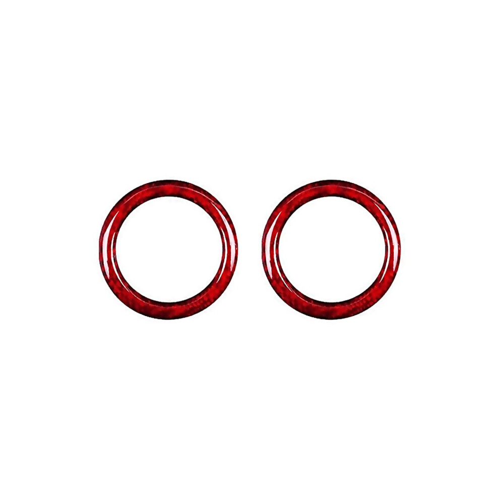 For Real Hard Carbon Fiber Car Shift Panel Ring Sticker For Red 6000001178771