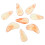 8Pièces Doigtier Guzheng Ongles ABS Orange Usage Confortable 6
