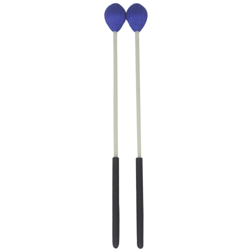 1Paar Percussion Mallets Marimba Medium Garnkopf Blau Für Innen Außen
