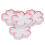 4pcs Ceramic Tableware Chopstick Rest Chopstick Rack Decor (White) 11