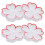 4pcs Ceramic Tableware Chopstick Rest Chopstick Rack Decor (White) 9