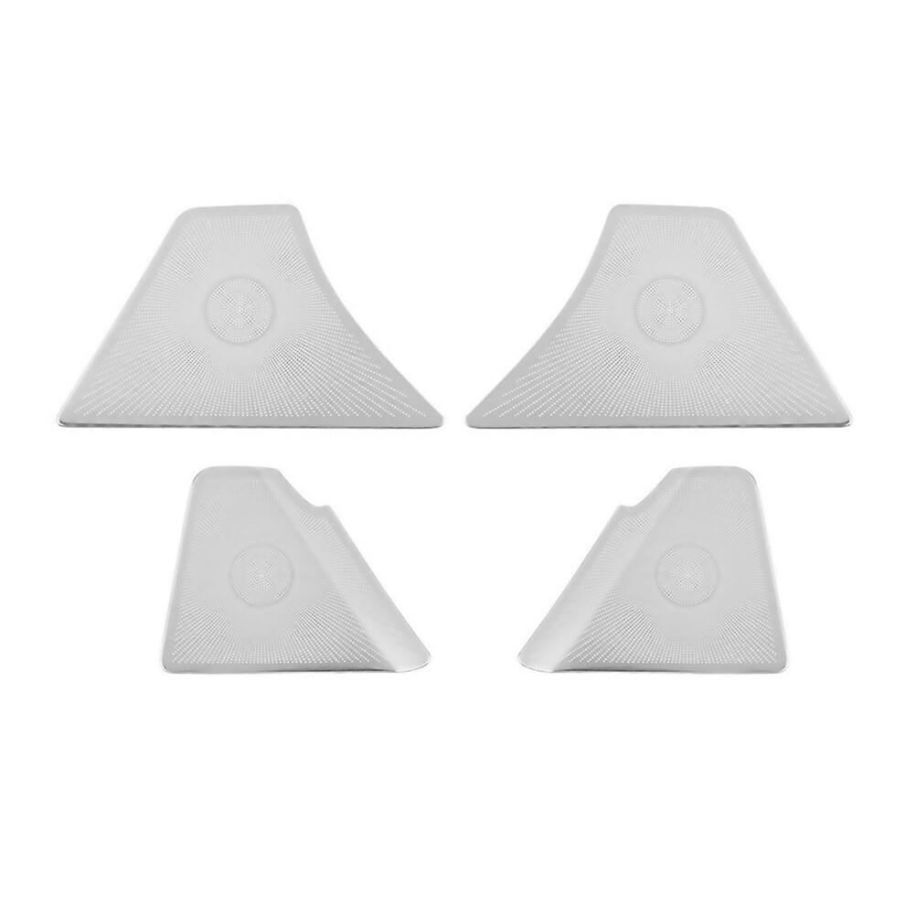 For Car Door Horn Covers Door Horn Frame For Rhd Silver-image-OPC-PJYHJQY-NEW