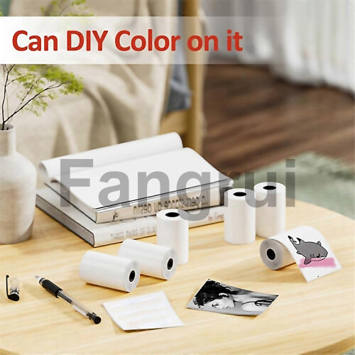 For Mini Printer Paper For Inkless Bluetooth Printer 57mm X 30mm 6 Rolls 2