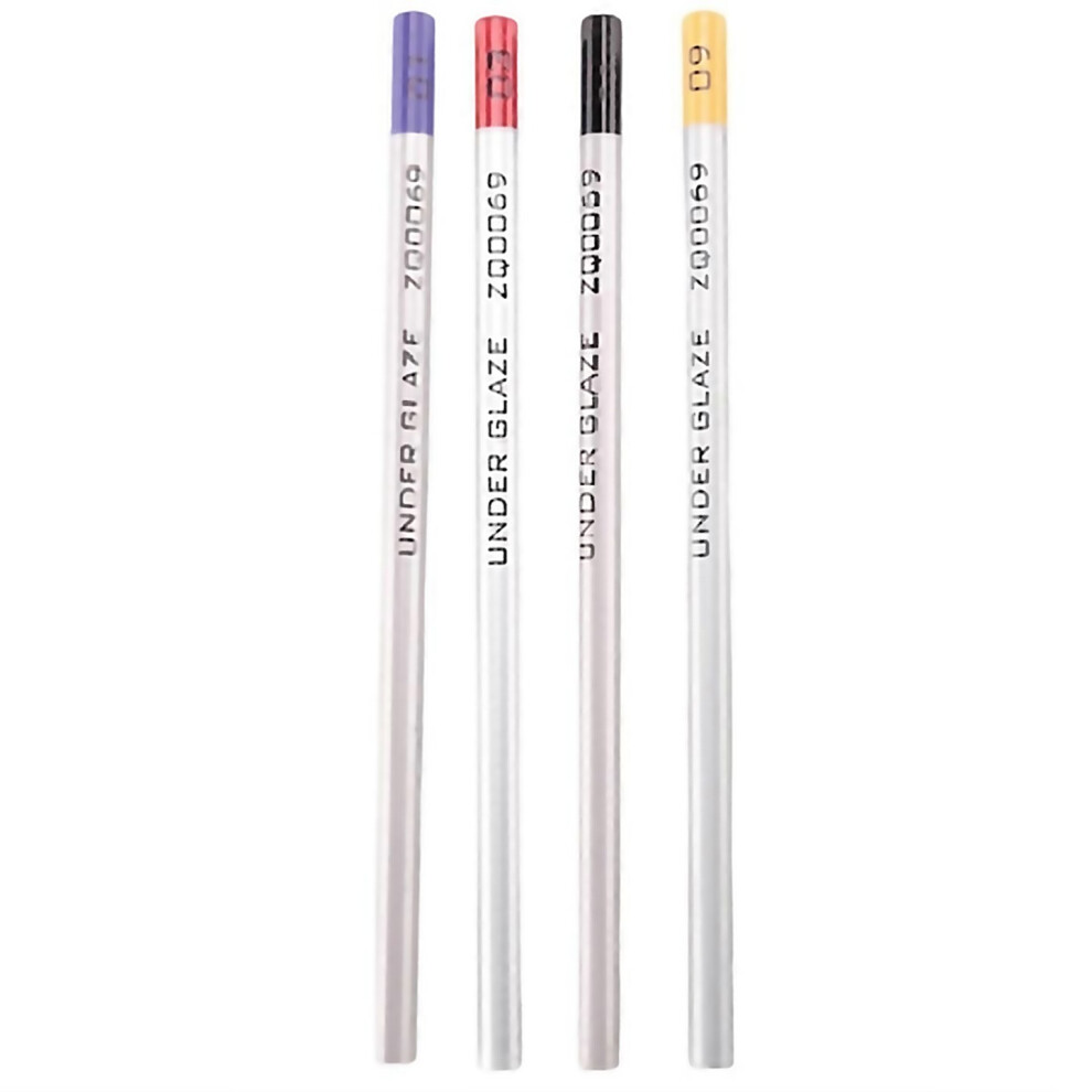 For 4pcs Underglaze Pencils Precision Underglaze Pencil For Pottery