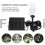 For Solar Water Pump Solar Panel Fountain Pump Pool Pond For Bird 4