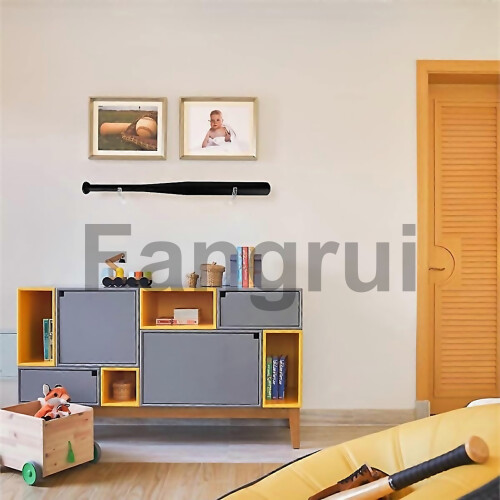 For 1 Pair Acrylic Baseball Wall Mounted Holder Transparent 1