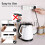 For 100pcs Hook Loop Tape 1x4inch Reusable Interlocking Mounting 4
