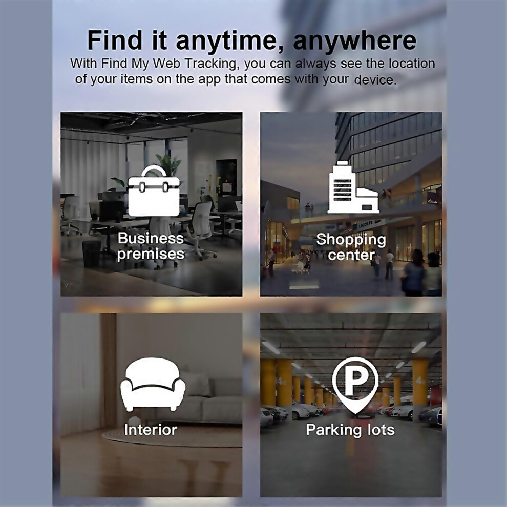 Black For Wireless Icard Finder Smart Tag Document Locator