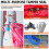 For 1000 Pcs Plastic Tamper Seals Tags Orange 2