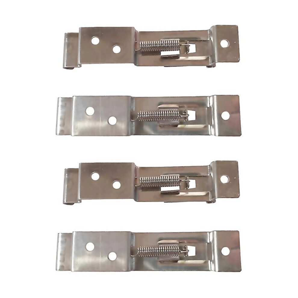 For Rectangular Car License Plate Spring Loaded Stainless Steel Bracket 6000001192623