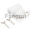 For Solar Panel Bracket Car Roof Eave Rain Gutter Special Bracket White 2