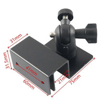 For Solar Panel Bracket Car Roof Eave Rain Gutter Special Bracket White