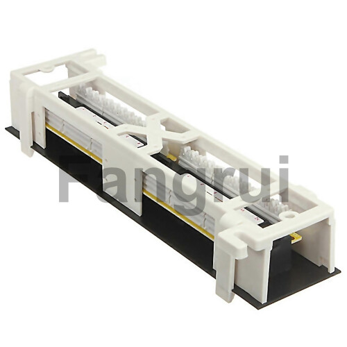 For Network Tool Kit 12 Port Cat6 Patch Panel Rj45 Networking Wall Mount 1