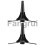 For Universal Foldable Portable Trumpet Stand Foldable Tripod 4