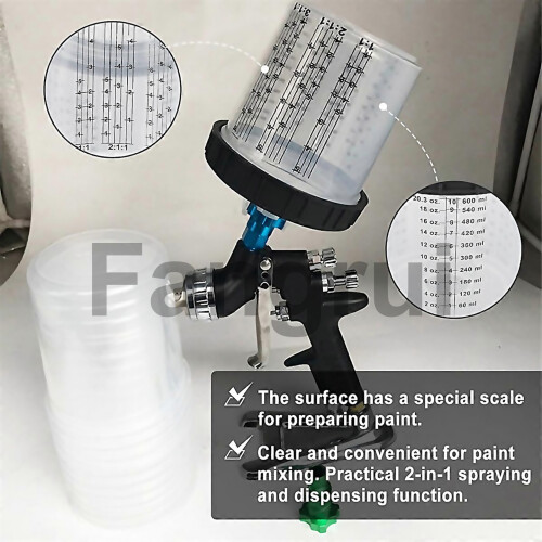 For Disposable Paint Cup Liners Lid System 2