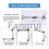 For Adjustable Shower Head Extension Arm With Lock Joint 4