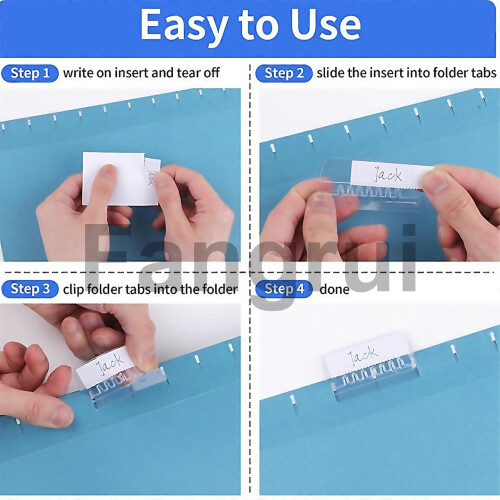 For Hanging File Folder Tabs 100 Pcs File Folder Tabs File 1