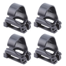 4pcs Snorkel Clip Replacement Buckles for Diving Gear, Adjustable Pipe Shelf Brackets, Snorkeling Accessories