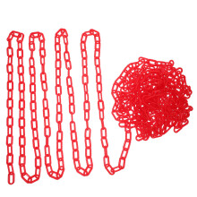Chain Warning Protection Sliding Door Lock Personal Safety Alarm Bar with Red Plastic Link Chain for Traffic Cones and Signs
