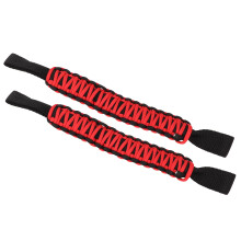 Nonslip 29.6cm Headrest Roll Bar Handle Grips for Car SUV ATV UTV RV Black Red