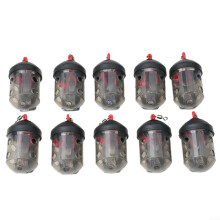 Fishing Feeder Basket Pack of 10, Bait Cage for Maggots, Durable Fishing Tackle, Swim Feeder Accessories