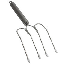 Turkey Grill Fork Stainless Steel BBQ Carving Fork Set Heavy Duty 12-Inch Long for Outdoor Cooking