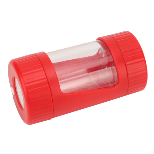 Geruchshemmender Behälter mit Lupe und Licht, Rot, 12,56,56,5 cm 2