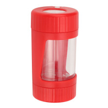Geruchshemmender Behälter mit Lupe und Licht, Rot, 12,56,56,5 cm