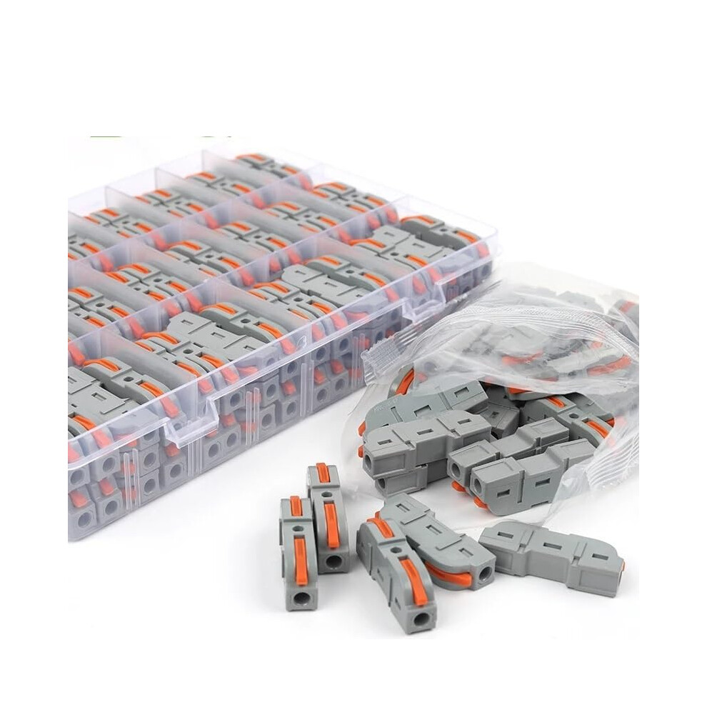 Quick Splicing Multiplex Butt Wire Connector Kit - 34 Compact Electrical Cable Terminals For Home Wiring Junction Box 6482260981871