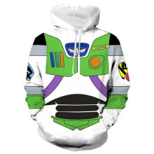 (5XL) Toy Buzz Story Lightyear Hoodie Sweatshirt Cosplay Costume Jacket Coat Pullover