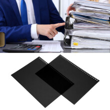 B5 26 Papierhülle 260 184 mm 50 Stück Schwarz PP