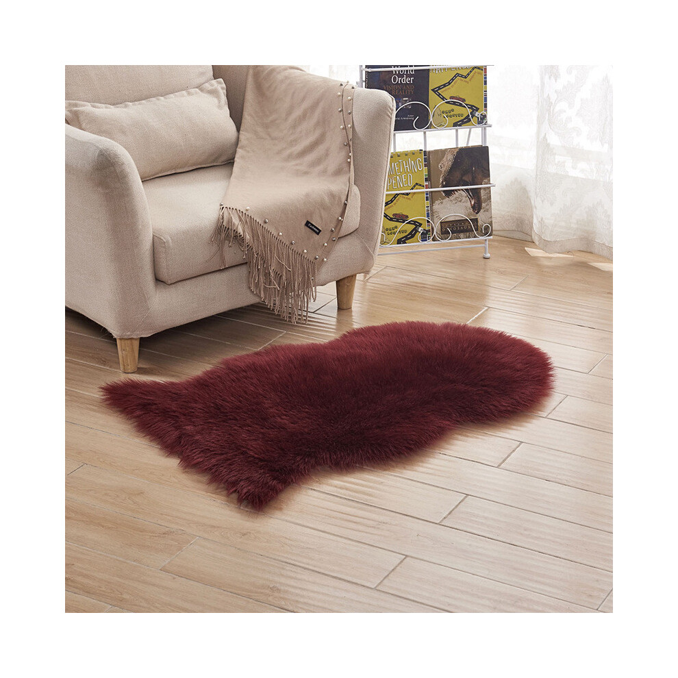 (StyleM, 40*60cm/15.75*23.62in) Fluffy Faux Fur Rug Living Room Bedroom Floor Carpet Home Rugs Decor-image-OPC-PJYJWF6-NEW