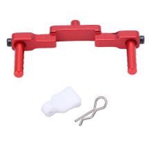 Aluminiumlegierung RC Fronthaube Säule für 1/24 RC Autos Rot