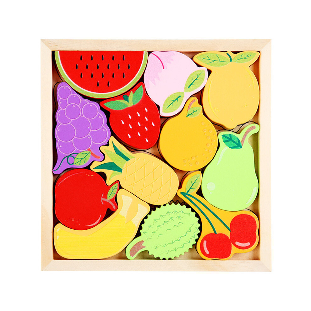 (Fruit) Ocean Wooden Animal Vehicle 3d Puzzle Toy For Kids Brain Gift Play Development-image-OPC-PJYKVMP-NEW