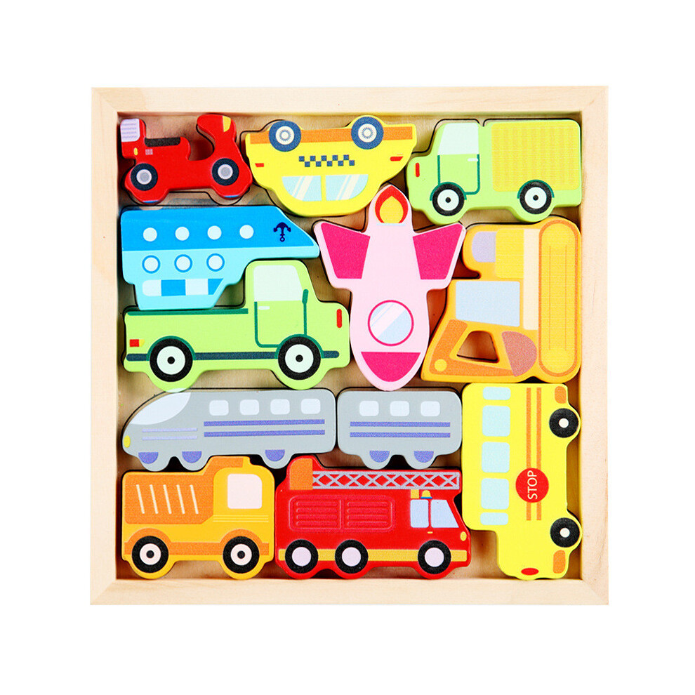 (Transport) Ocean Wooden Animal Vehicle 3d Puzzle Toy For Kids Brain Play Gift Development-image-OPC-PJYKVN2-NEW