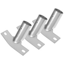 3Stk Metall Besenhalter Adapter Für Haushaltsbodenbsuen Silber