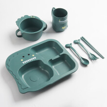 Children Tableware PP Cute Cartoon Dinosaur