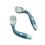 Baby Fork Spoon Set Bent Handles Soft PP Self 1
