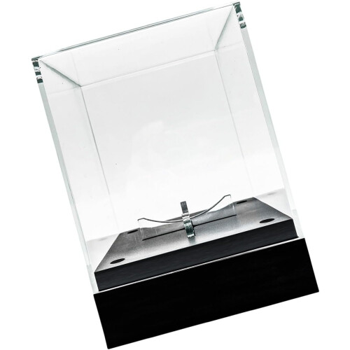 Acrylic Cube Baseball Box Display Holder Stand with LED Light for Signed Baseballs - Clear Baseball Case 1