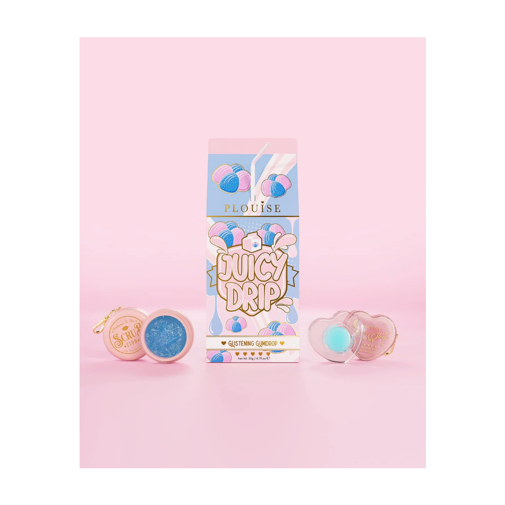 P Louise Juicy Drip Lip Scrub And Mask Duo Glistening Gumdrop Xmas 25