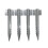 (Pack of 4) Metal Railway Sleeper Brackets 1